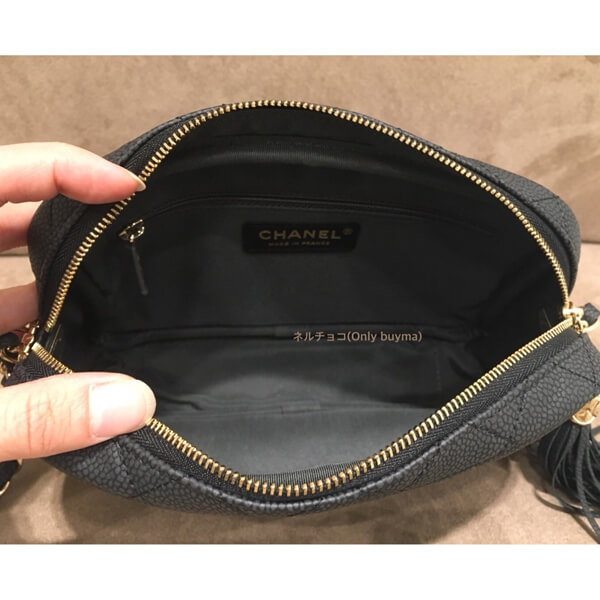 シャネルスーパーコピー シャネル 新作限定人気の斜め掛け カメラケース キャビア ブラック